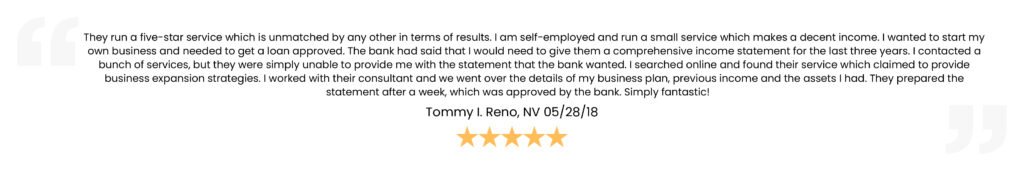 Client review 2 — testimonial graphic